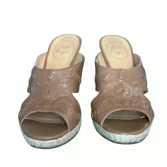 {Jack Rogers} Sophia Slide Wedge Espadrilles Sandals - Women's 8 - Picture 2 of 9